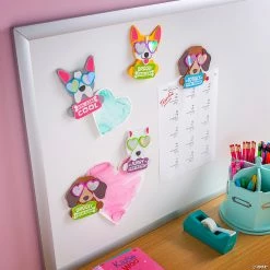 New ⌛ Valentine’s Day Iridescent Cool 🐕 Dog Magnet Craft Kit - Makes 12 ✨ -Crafts for Kids Sales valentine s day iridescent cool dog magnet craft kit makes 1213821167 a04