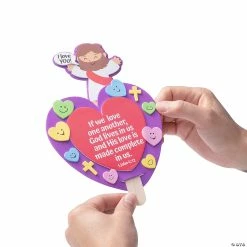 New 😉 Valentine’s Day Jesus Pop-Up Craft Kit - Makes 12 😉 10 New 😉 Valentine’s Day Jesus Pop-Up Craft Kit - Makes 12 😉 -Crafts for Kids Sales valentine s day jesus pop up craft kit makes 1213784460 a03