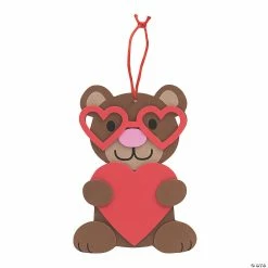Brand new 🔔 Valentine Teddy Bear Ornament Craft Kit - Makes 12 ⌛